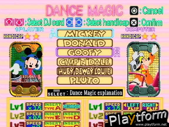 Dance Dance Revolution Disney Mix (PlayStation)