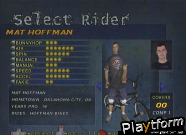 Mat Hoffman's Pro BMX (Dreamcast)