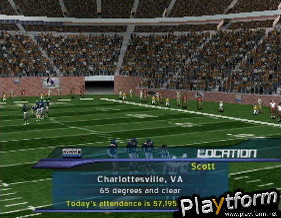 NCAA College Football 2K2 (Dreamcast)