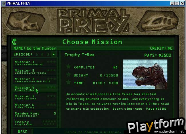 Primal Prey (PC)