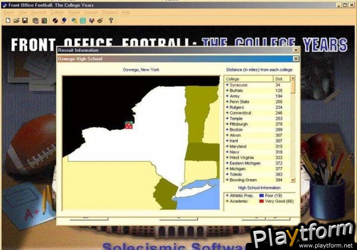 Front Office Football: The College Years (PC)