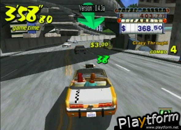 Crazy Taxi (PlayStation 2)