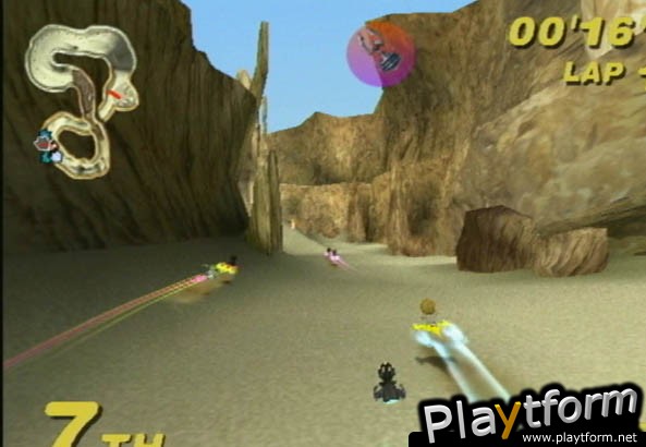 Star Wars: Super Bombad Racing (PlayStation 2)