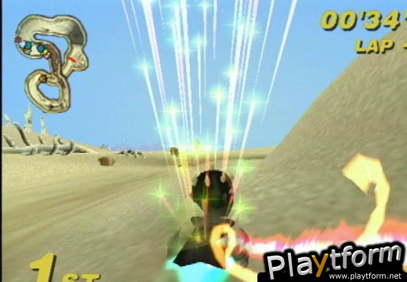 Star Wars: Super Bombad Racing (PlayStation 2)