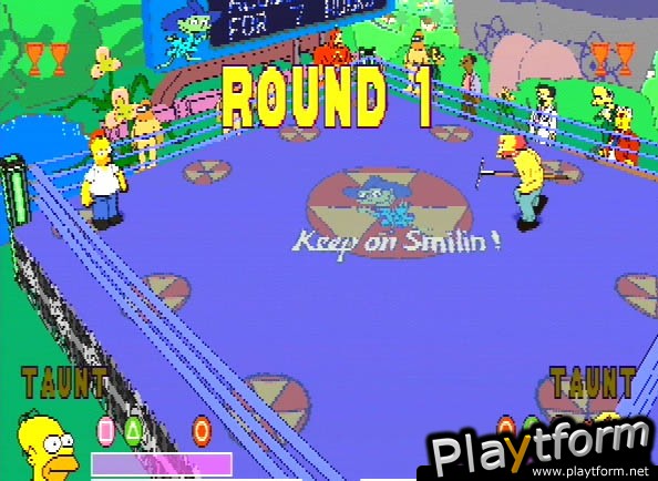 The Simpsons Wrestling (PlayStation)