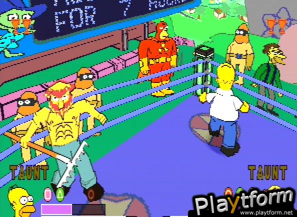 The Simpsons Wrestling (PlayStation)