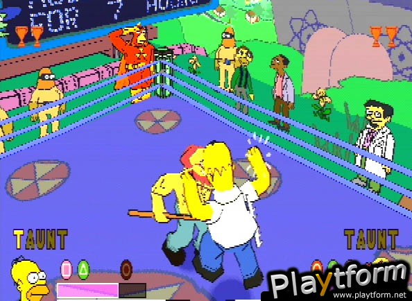 The Simpsons Wrestling (PlayStation)