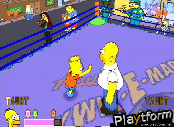 The Simpsons Wrestling (PlayStation)