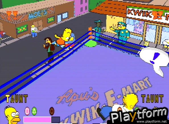 The Simpsons Wrestling (PlayStation)