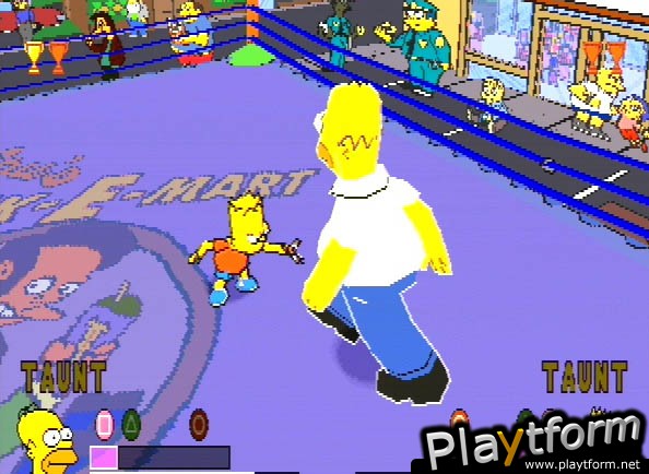 The Simpsons Wrestling (PlayStation)