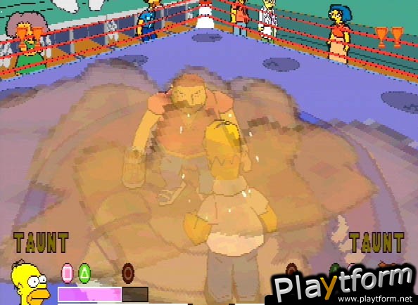 The Simpsons Wrestling (PlayStation)