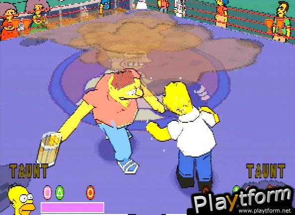 The Simpsons Wrestling (PlayStation)