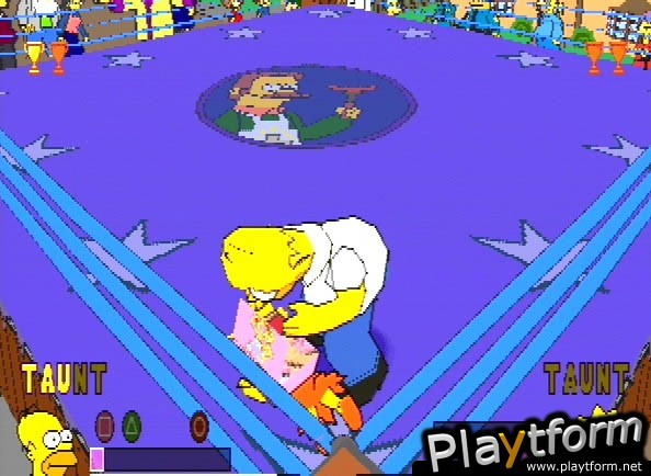 The Simpsons Wrestling (PlayStation)