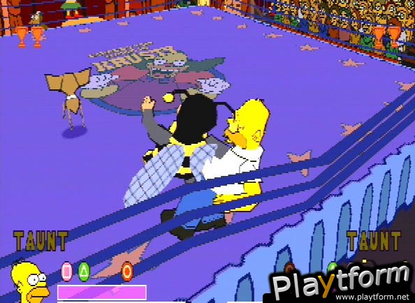 The Simpsons Wrestling (PlayStation)