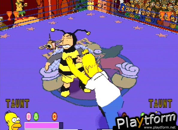 The Simpsons Wrestling (PlayStation)