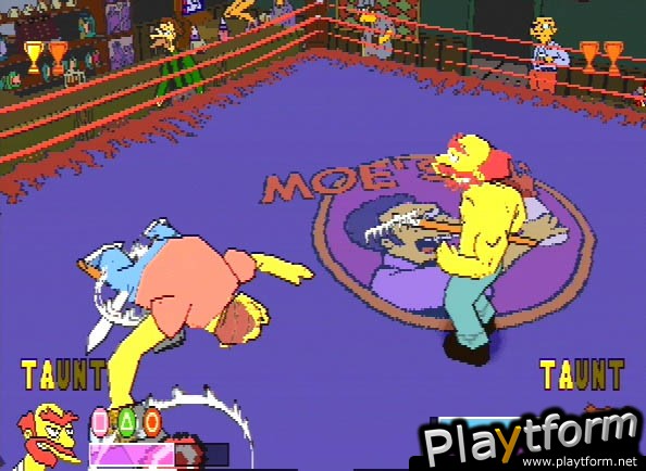 The Simpsons Wrestling (PlayStation)