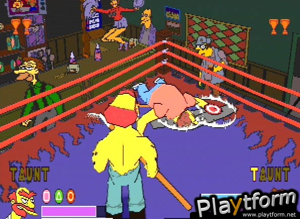 The Simpsons Wrestling (PlayStation)