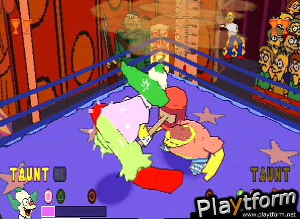 The Simpsons Wrestling (PlayStation)