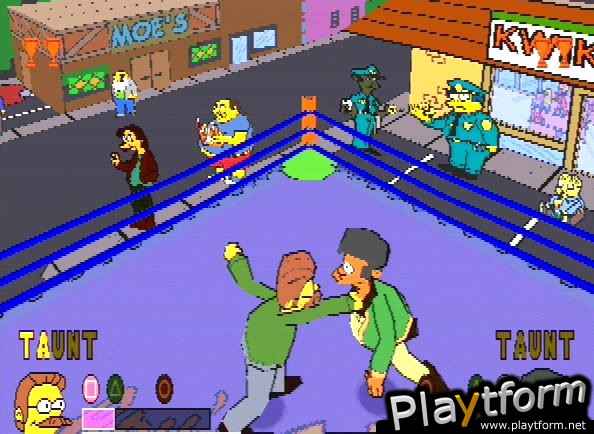 The Simpsons Wrestling (PlayStation)