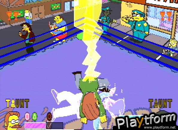 The Simpsons Wrestling (PlayStation)