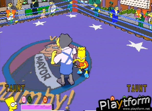 The Simpsons Wrestling (PlayStation)