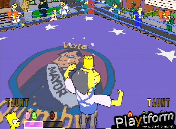 The Simpsons Wrestling (PlayStation)