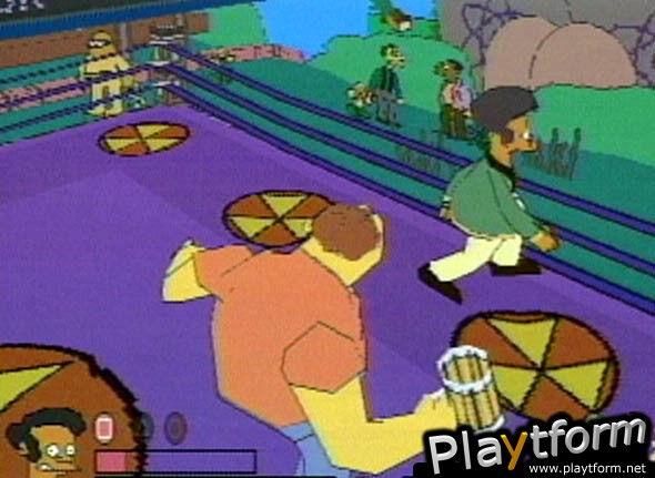 The Simpsons Wrestling (PlayStation)