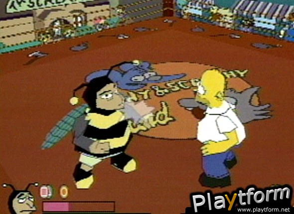 The Simpsons Wrestling (PlayStation)