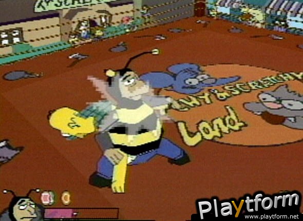 The Simpsons Wrestling (PlayStation)