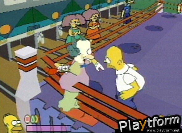 The Simpsons Wrestling (PlayStation)