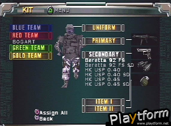 Tom Clancy's Rainbow Six: Rogue Spear (PlayStation)