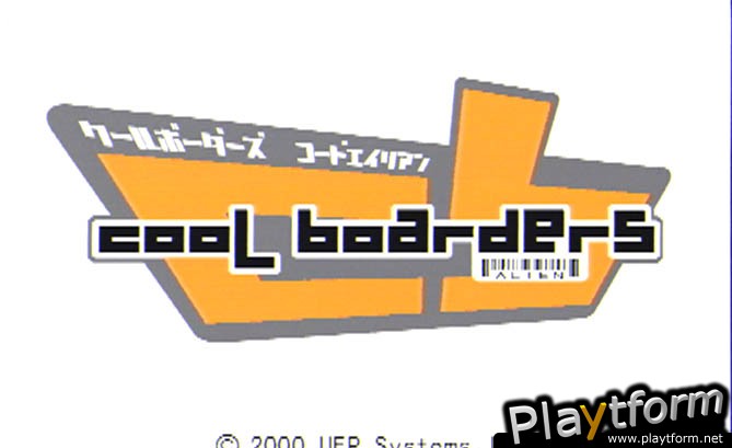 Cool Boarders Code Alien (PlayStation 2)