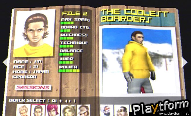 Cool Boarders Code Alien (PlayStation 2)