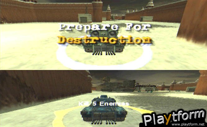 World Destruction League: Thunder Tanks (PlayStation 2)