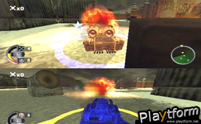 World Destruction League: Thunder Tanks (PlayStation 2)