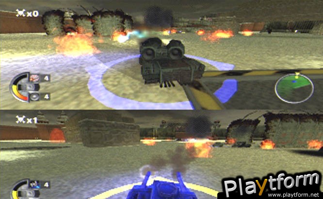 World Destruction League: Thunder Tanks (PlayStation 2)