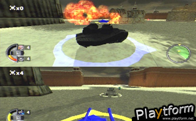 World Destruction League: Thunder Tanks (PlayStation 2)