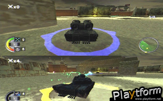 World Destruction League: Thunder Tanks (PlayStation 2)