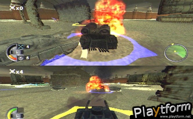 World Destruction League: Thunder Tanks (PlayStation 2)