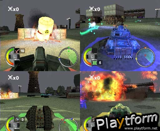 World Destruction League: Thunder Tanks (PlayStation 2)