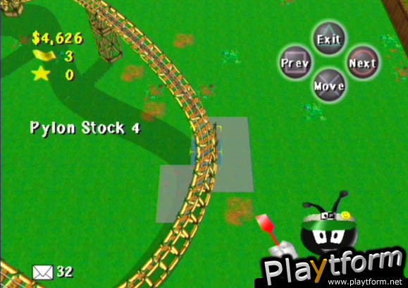 Theme Park Roller Coaster (PlayStation 2)