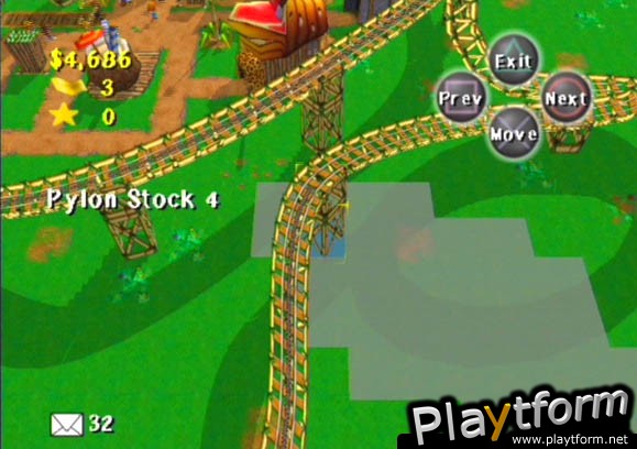 Theme Park Roller Coaster (PlayStation 2)