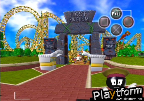 Theme Park Roller Coaster (PlayStation 2)