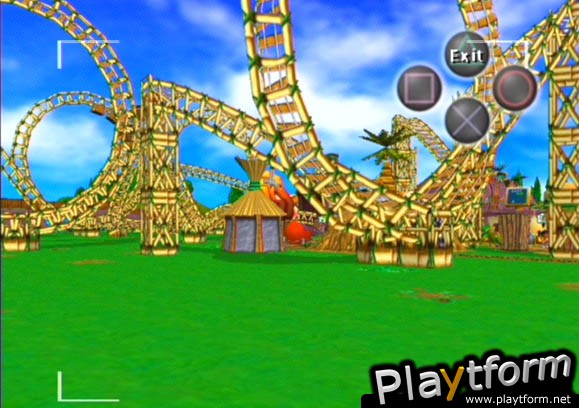 Theme Park Roller Coaster (PlayStation 2)