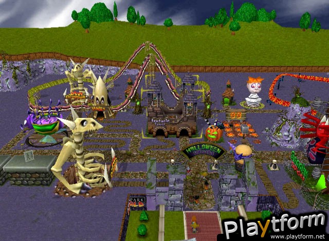 Theme Park Roller Coaster (PlayStation 2)