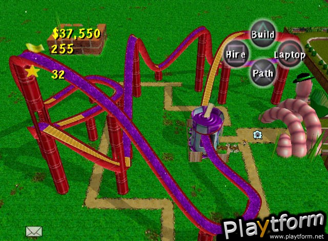 Theme Park Roller Coaster (PlayStation 2)