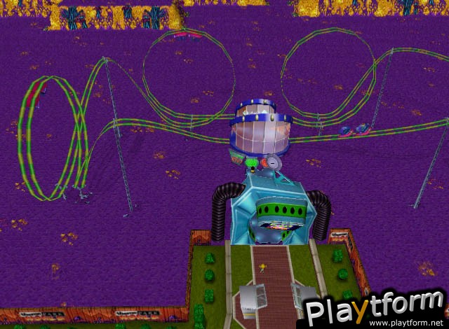 Theme Park Roller Coaster (PlayStation 2)