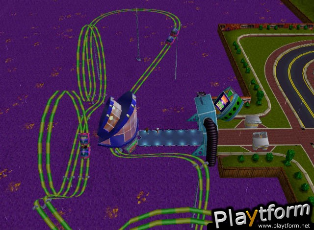 Theme Park Roller Coaster (PlayStation 2)