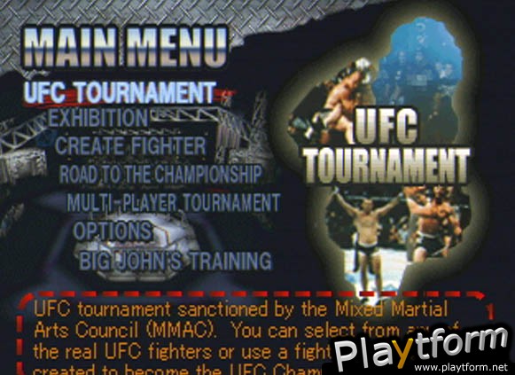 Ultimate Fighting Championship (PlayStation)