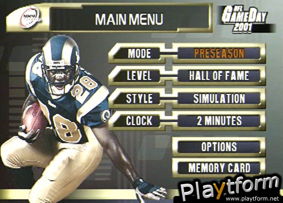 NFL GameDay 2001 (PlayStation 2)